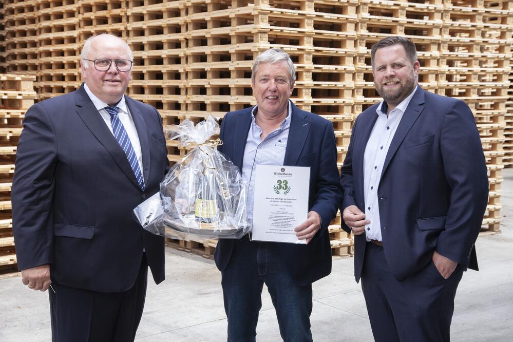 v.l. Josef Winkelheide, Lutz Glaser, Markus Winkelheide